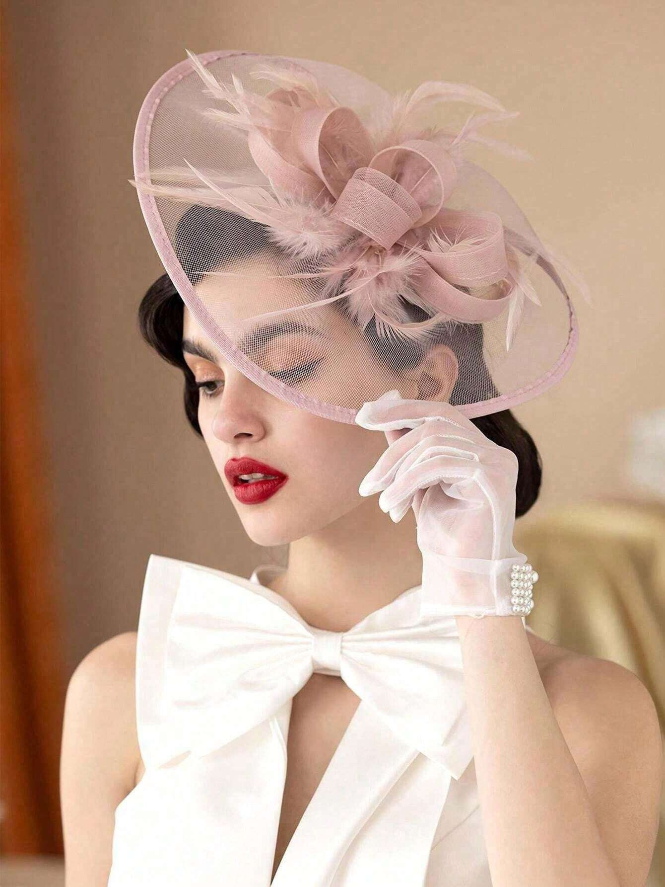 Women'S Fashion Kentucky Derby - 1Pc Fascinators Hats For Women Fancy