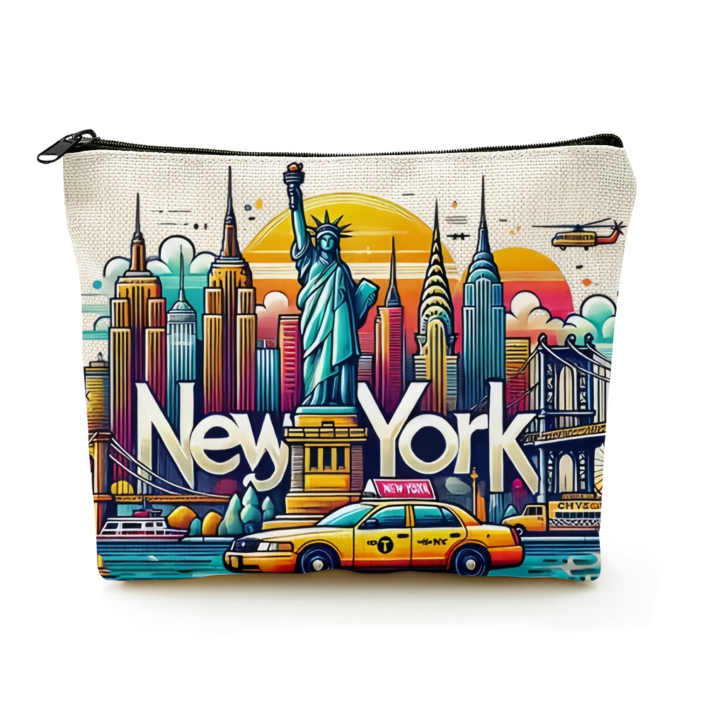 Women Fashion Icon - New York City Design Makeup Bag