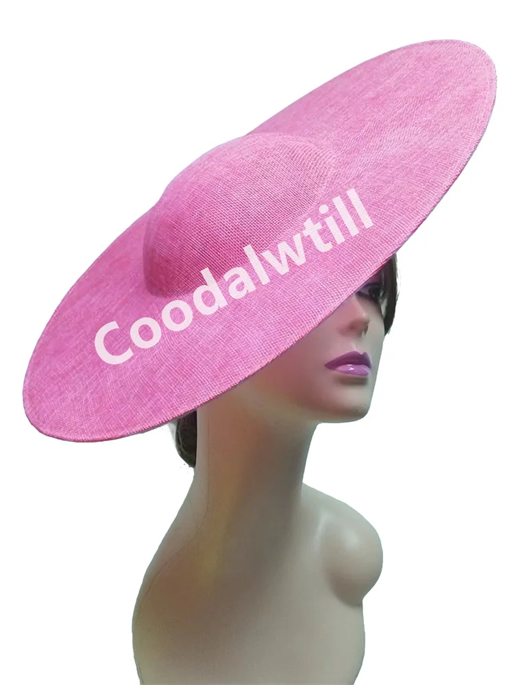 Women'S Fashion Kentucky Derby - 40CM Big Fascinator Base Make Wedding