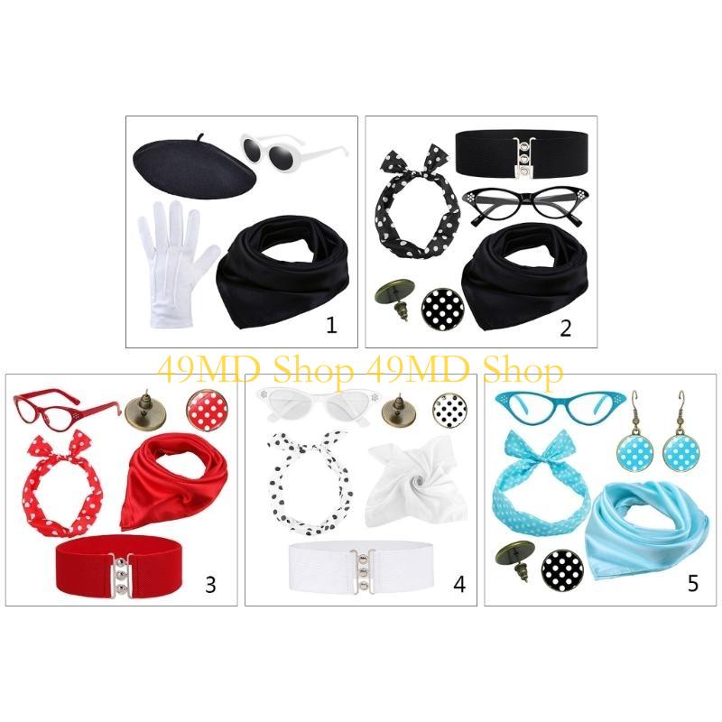 49MD 1950s Women Costume Scarf - Women'S Fashion In The 1950S ulasan dan harga