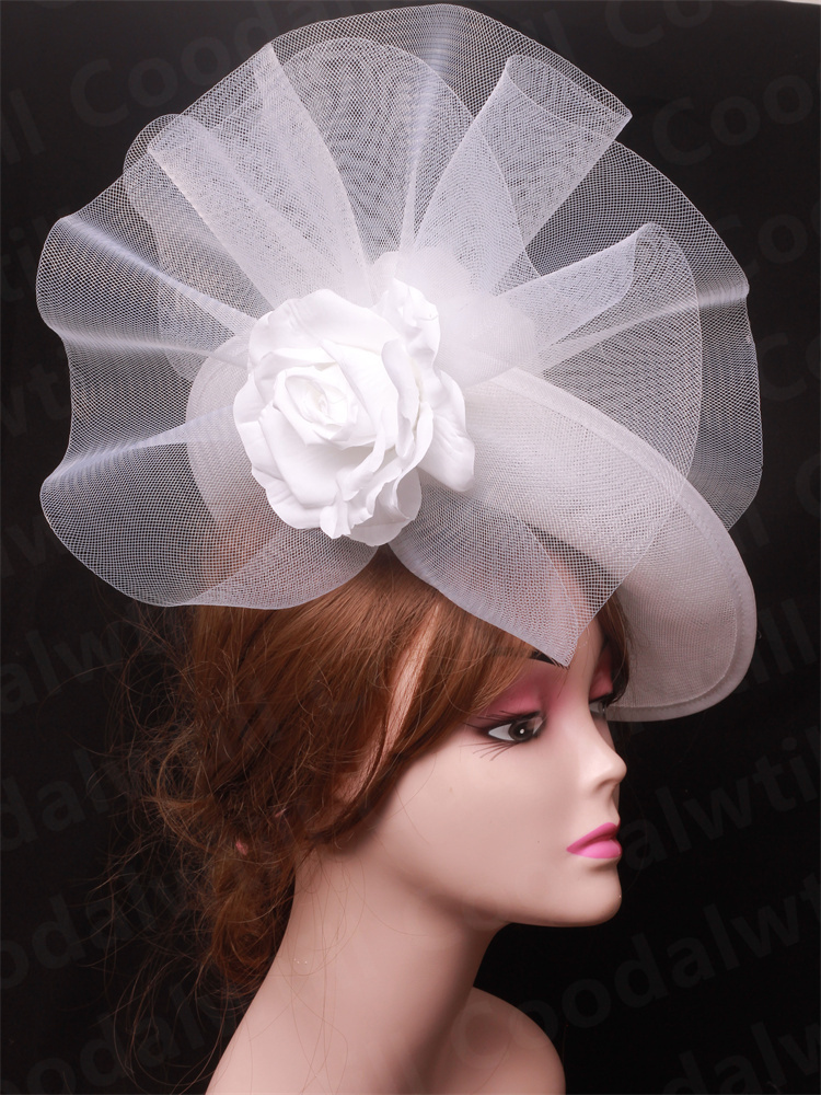 Bride Wedding Mesh Fascinator  - Women'S Fashion Kentucky Derby ulasan dan harga