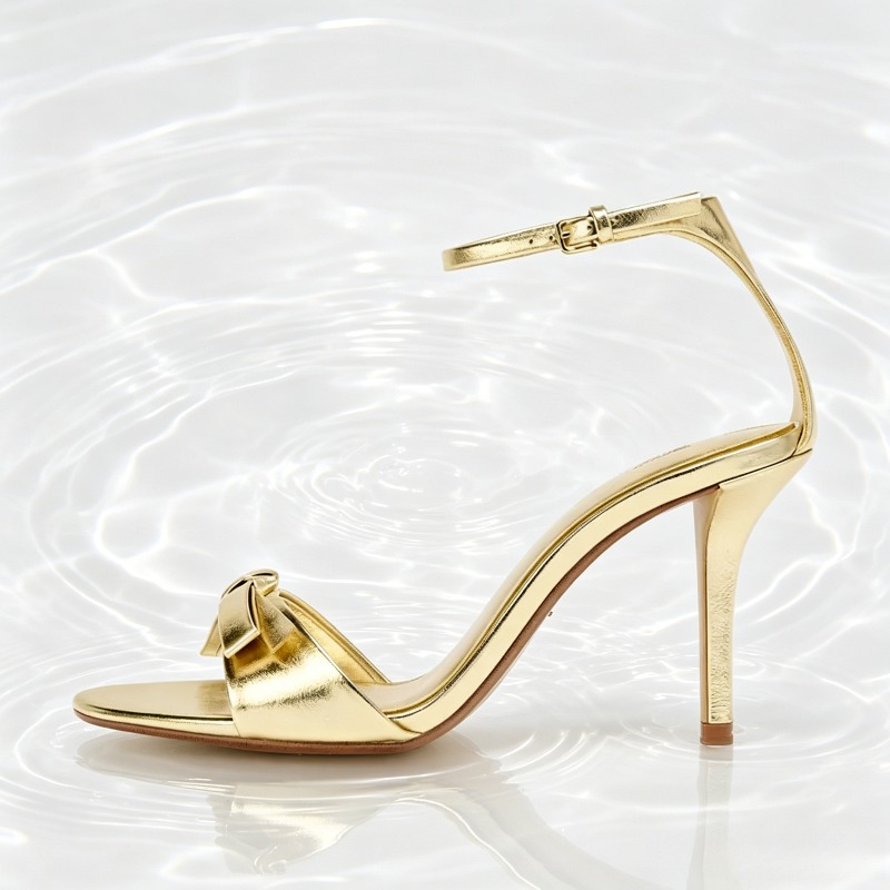 Elegant Golden Bow Brand High  - Women'S Fashion Brands ulasan dan harga