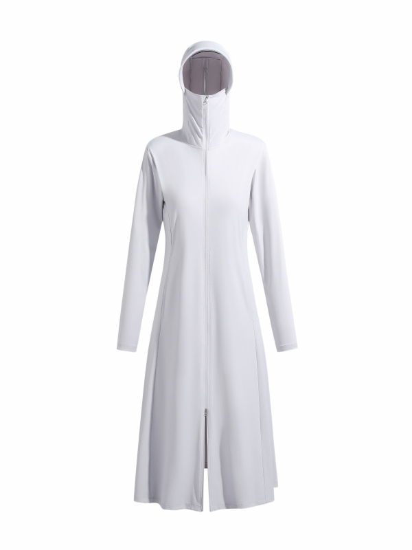 Long Lightweight Loose Ice Sil - Women'S Fashion Long Coat ulasan dan harga
