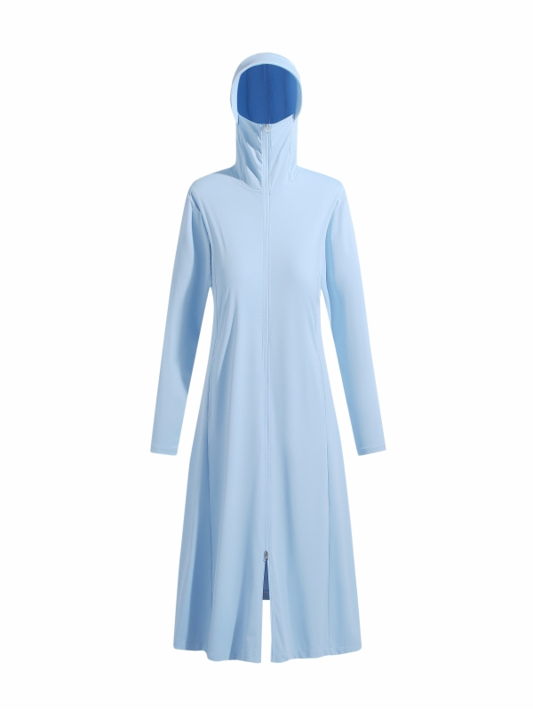 Long Lightweight Loose Ice Sil - Women'S Fashion Long Coat ulasan dan harga
