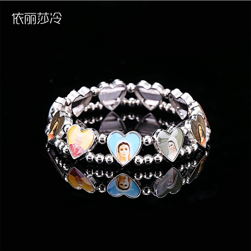 Catholic Beaded Bracelet Cross - Women Fashion Icon ulasan dan harga
