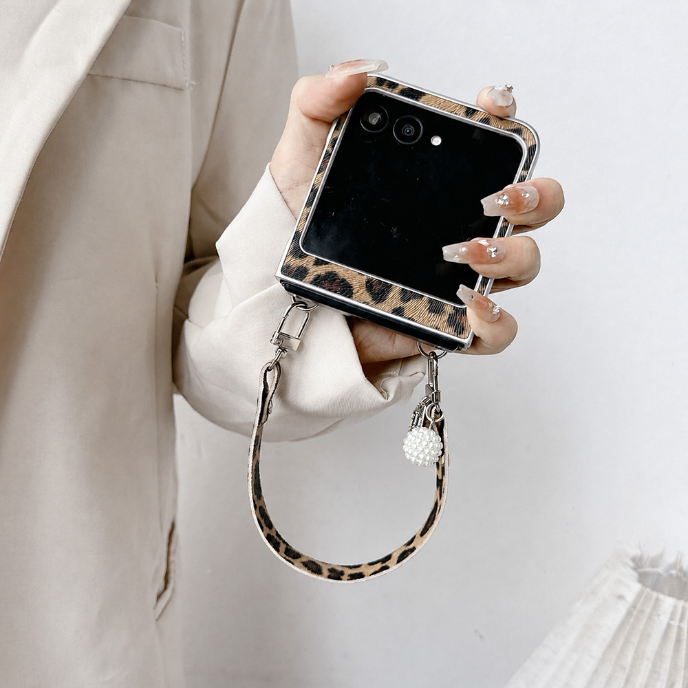 Leopard Print Folding Flip Pho - Women'S Fashion Line ulasan dan harga