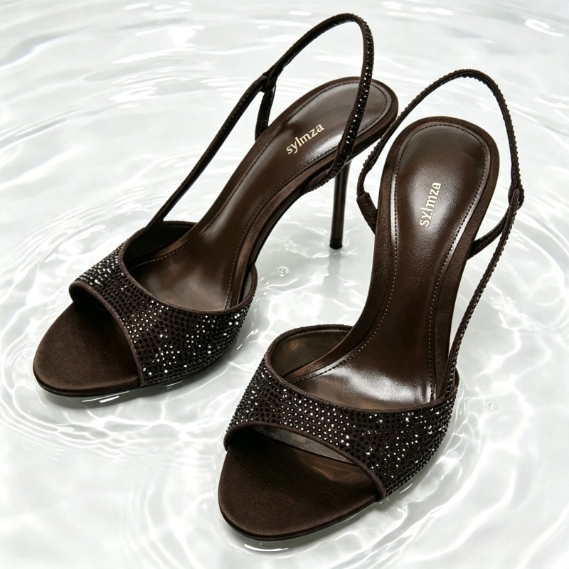 Fashion Crystal Detail Slingba - Women'S Fashion Brands ulasan dan harga