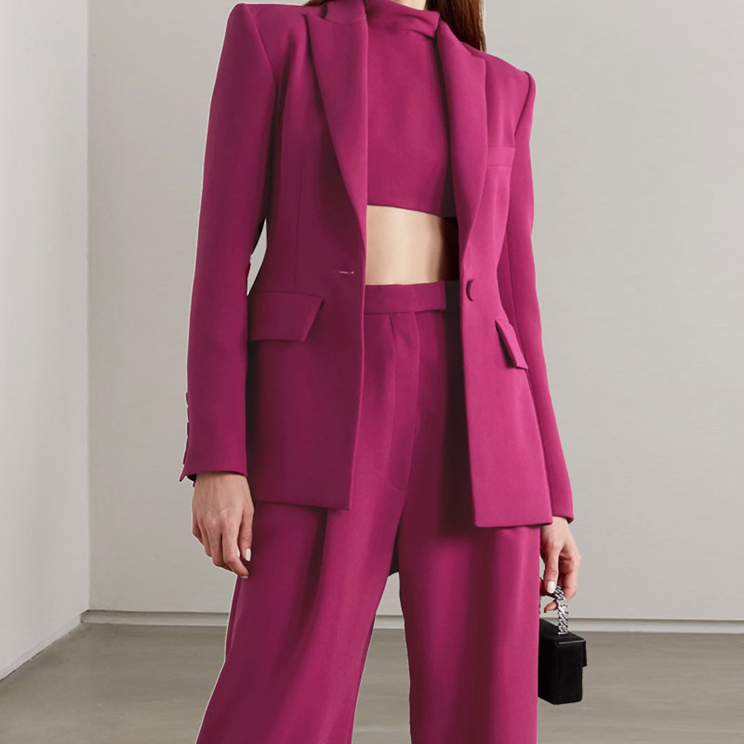 Allingentle Red Lapel Women's  - Women'S Fashion Blazer ulasan dan harga