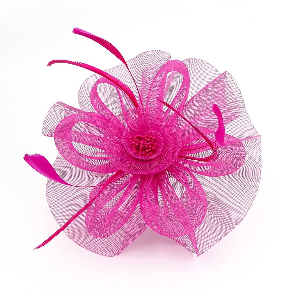 Feathers Ribbon Fascinator Hat - Women'S Fashion Kentucky Derby ulasan dan harga