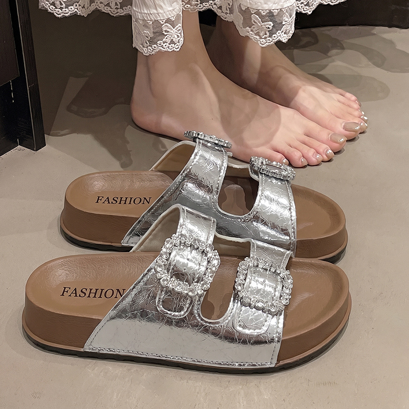 Fashion Crystal Square Buckle  - Women'S Fashion Korea ulasan dan harga