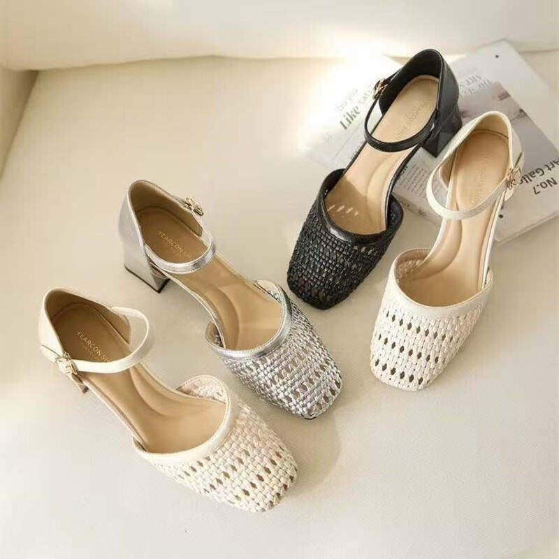 Fashion Woven Hollow Chunky Ro - Women'S Fashion Brands ulasan dan harga