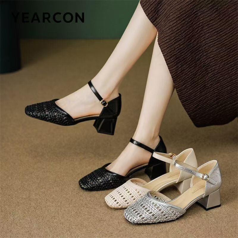 Fashion Woven Hollow Chunky Ro - Women'S Fashion Brands ulasan dan harga