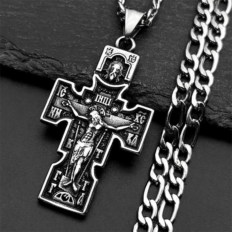 Vintage Orthodox Icon Cross Je - Women Fashion Icon ulasan dan harga