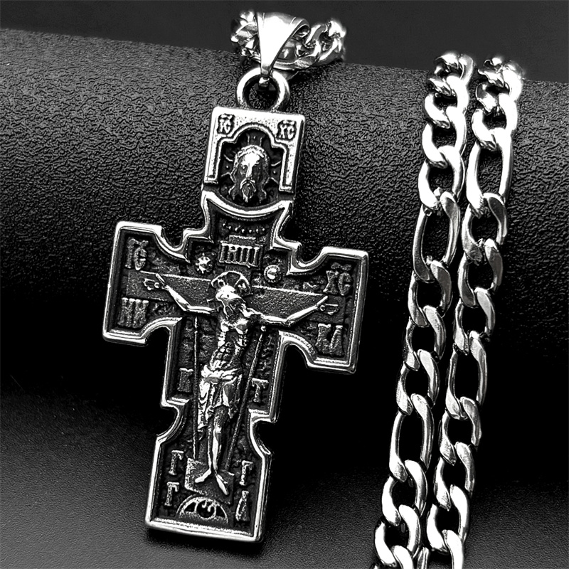 Vintage Orthodox Icon Cross Je - Women Fashion Icon ulasan dan harga
