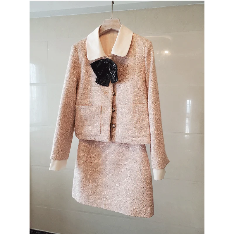Autumn Winter Small Fragrant S - Women'S Fashion Long Coat ulasan dan harga