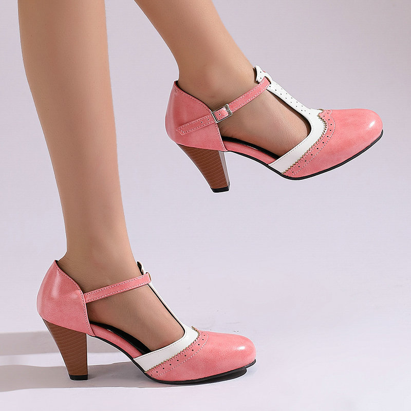 Women Vintage T-Strap Mary Jan - Women'S Fashion In The 1950S ulasan dan harga