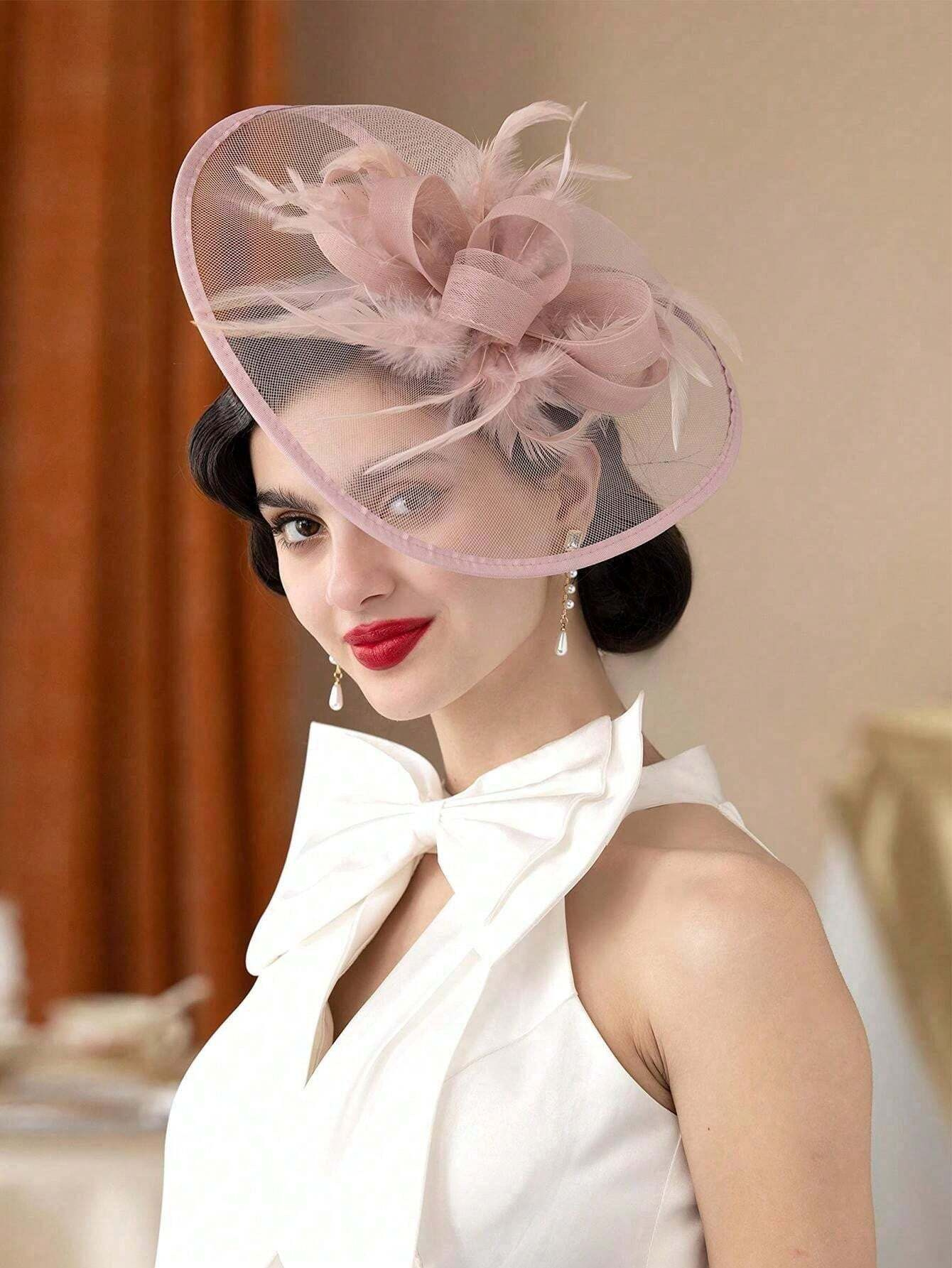 1Pc Fascinators Hats For Women - Women'S Fashion Kentucky Derby ulasan dan harga