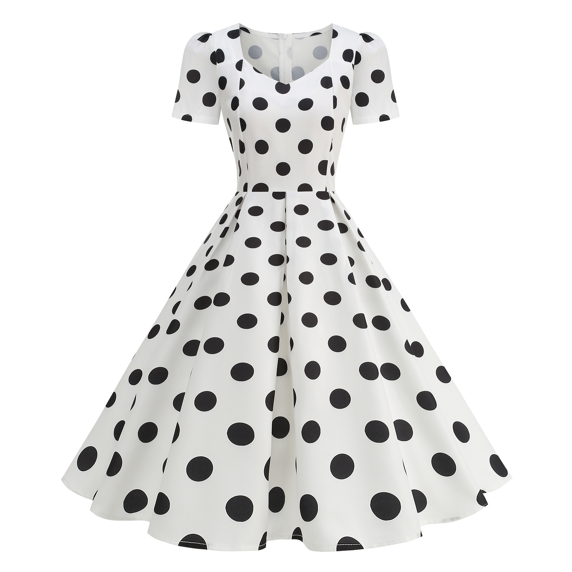 Chic Floral Print Women Vintag - Women'S Fashion In The 1950S ulasan dan harga