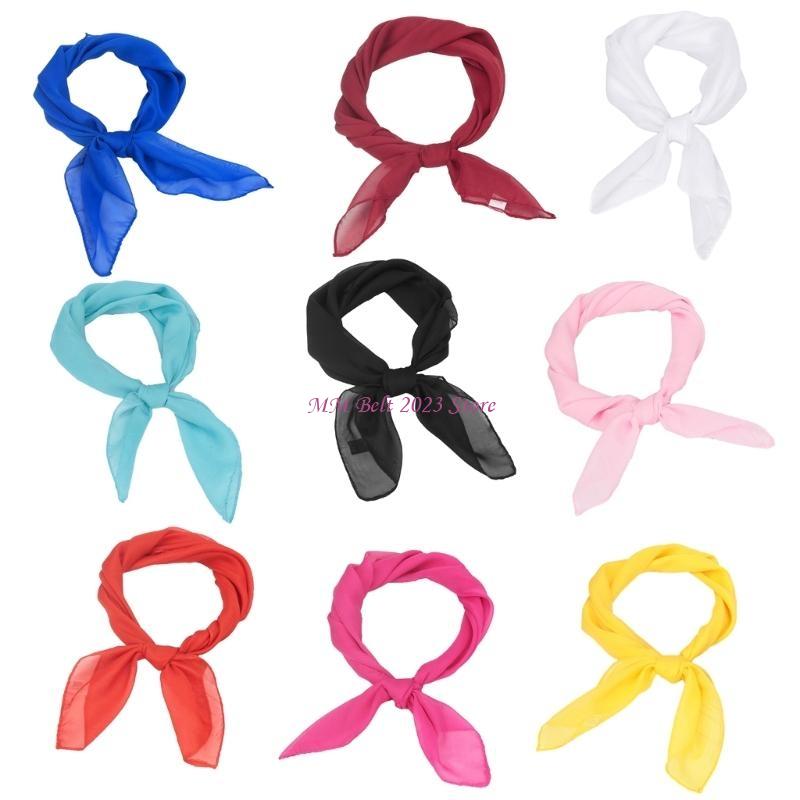 49ME Square Ribbon Neck Scarf  - Women'S Fashion In The 1950S ulasan dan harga