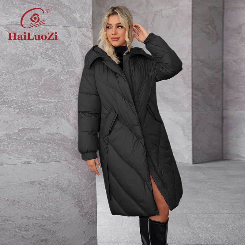 HaiLuoZi 2024 Women's Winter P - Women'S Fashion Long Coat ulasan dan harga