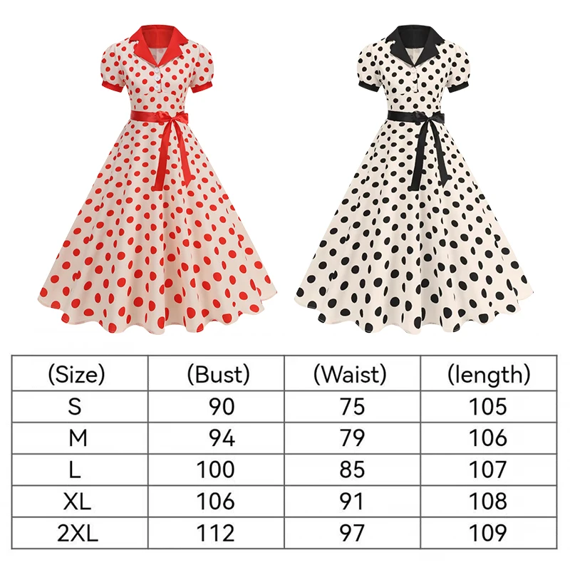 Vintage Polka Dot Summer Dress - Women'S Fashion In The 1950S ulasan dan harga
