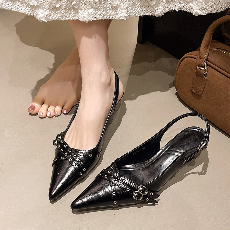 2025 New Women Pointed Toe San - Women'S Fashion For Summer 2025 ulasan dan harga