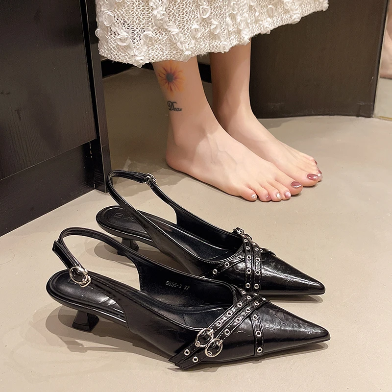 2025 New Women Pointed Toe San - Women'S Fashion For Summer 2025 ulasan dan harga
