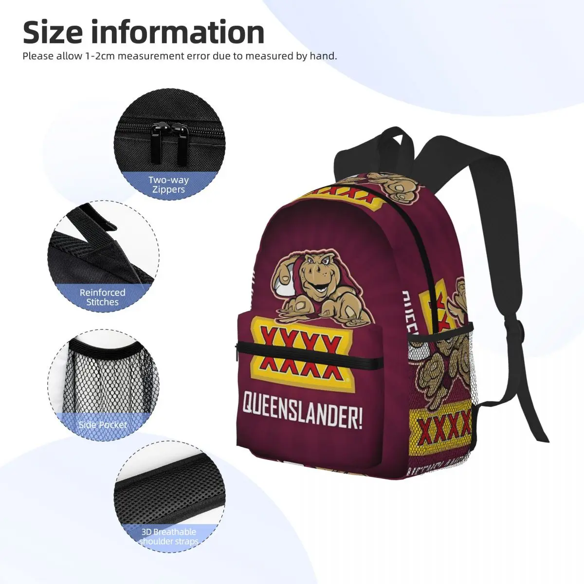 Queensland Maroons Student Bac - Women'S Fashion Queensland ulasan dan harga