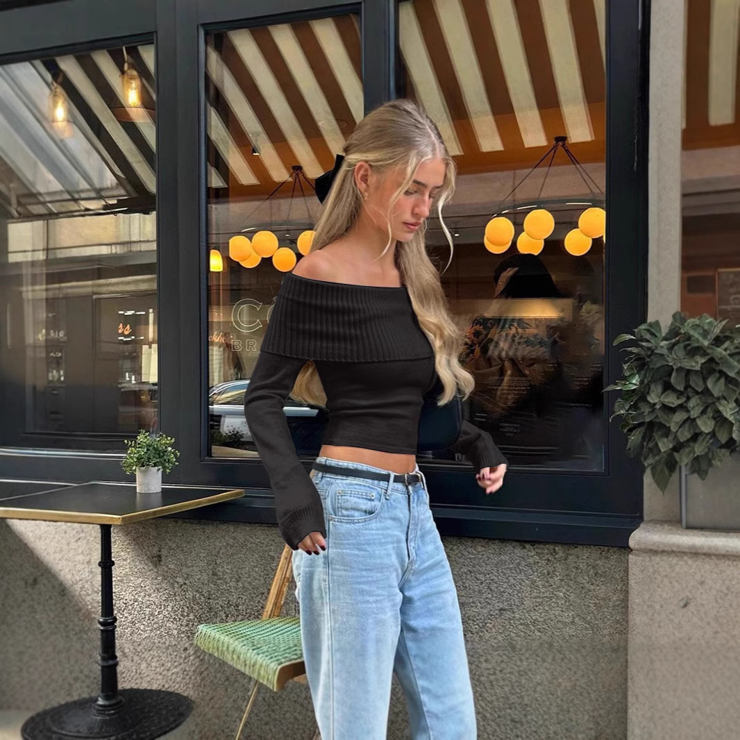 Street Fashion Off Shoulder To - Women'S Fashion Tops ulasan dan harga