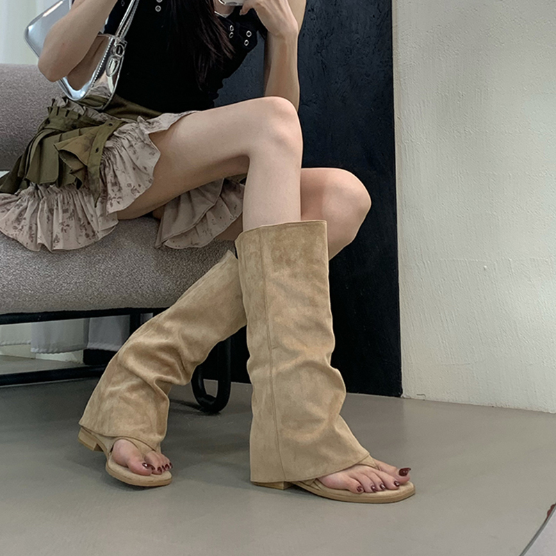 Hollow Out Women's Boots Velve - Women'S Fashion Korea ulasan dan harga