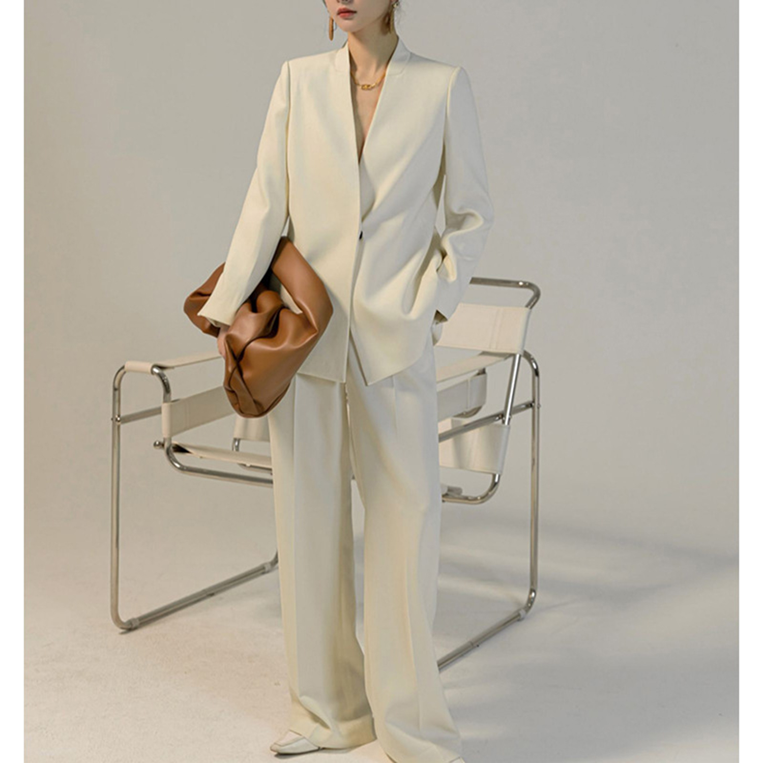 Allingentle Women's Suit Pants - Women'S Fashion Blazer ulasan dan harga
