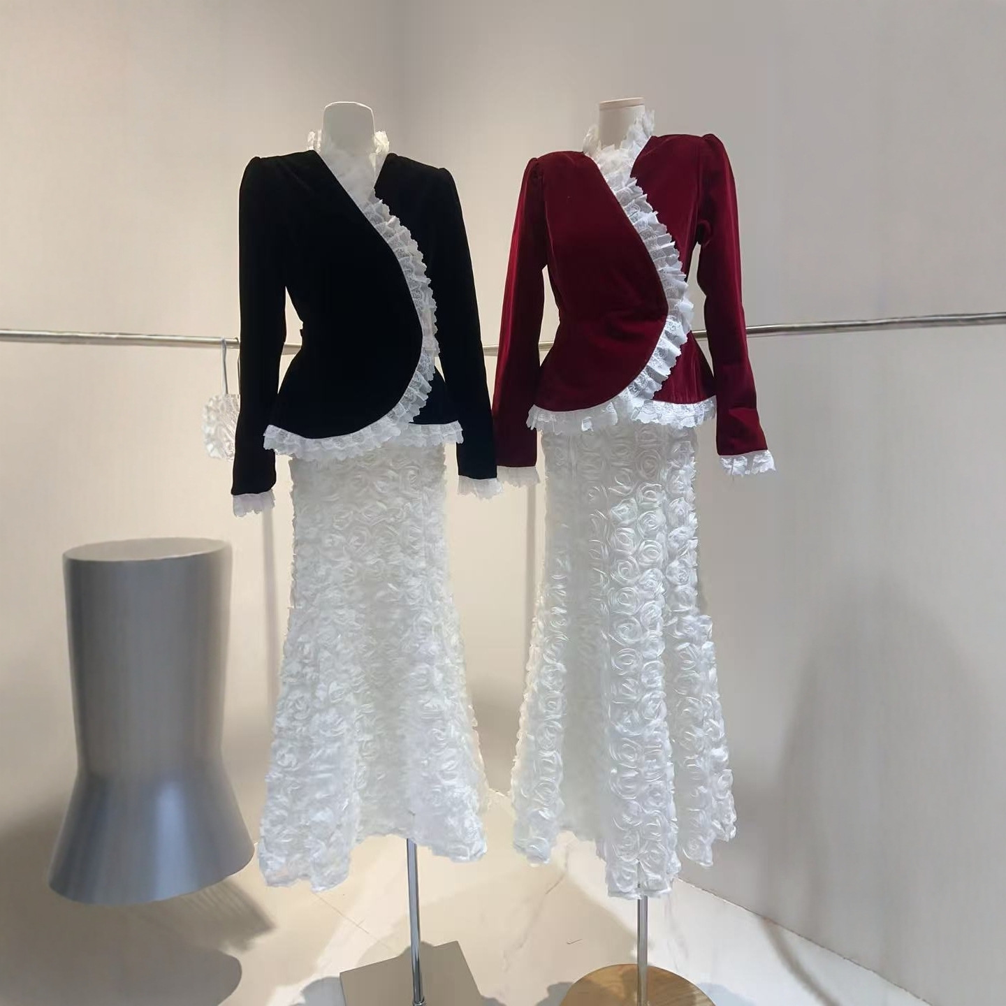 Skirt Suit Women 2 Piece Sets  - Women'S Fashion Long Coat ulasan dan harga
