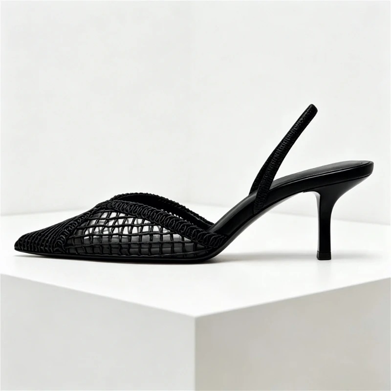 Mesh Woven Heeled Sandals Wome - Women'S Fashion Brands ulasan dan harga