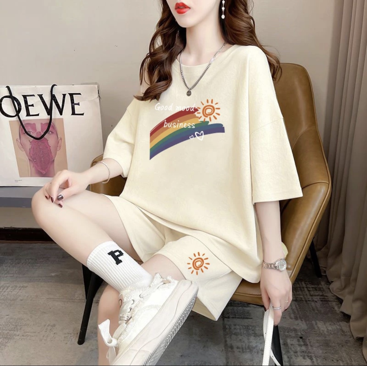 Fashion women's summer shorts  - Women'S Fashion Tops ulasan dan harga