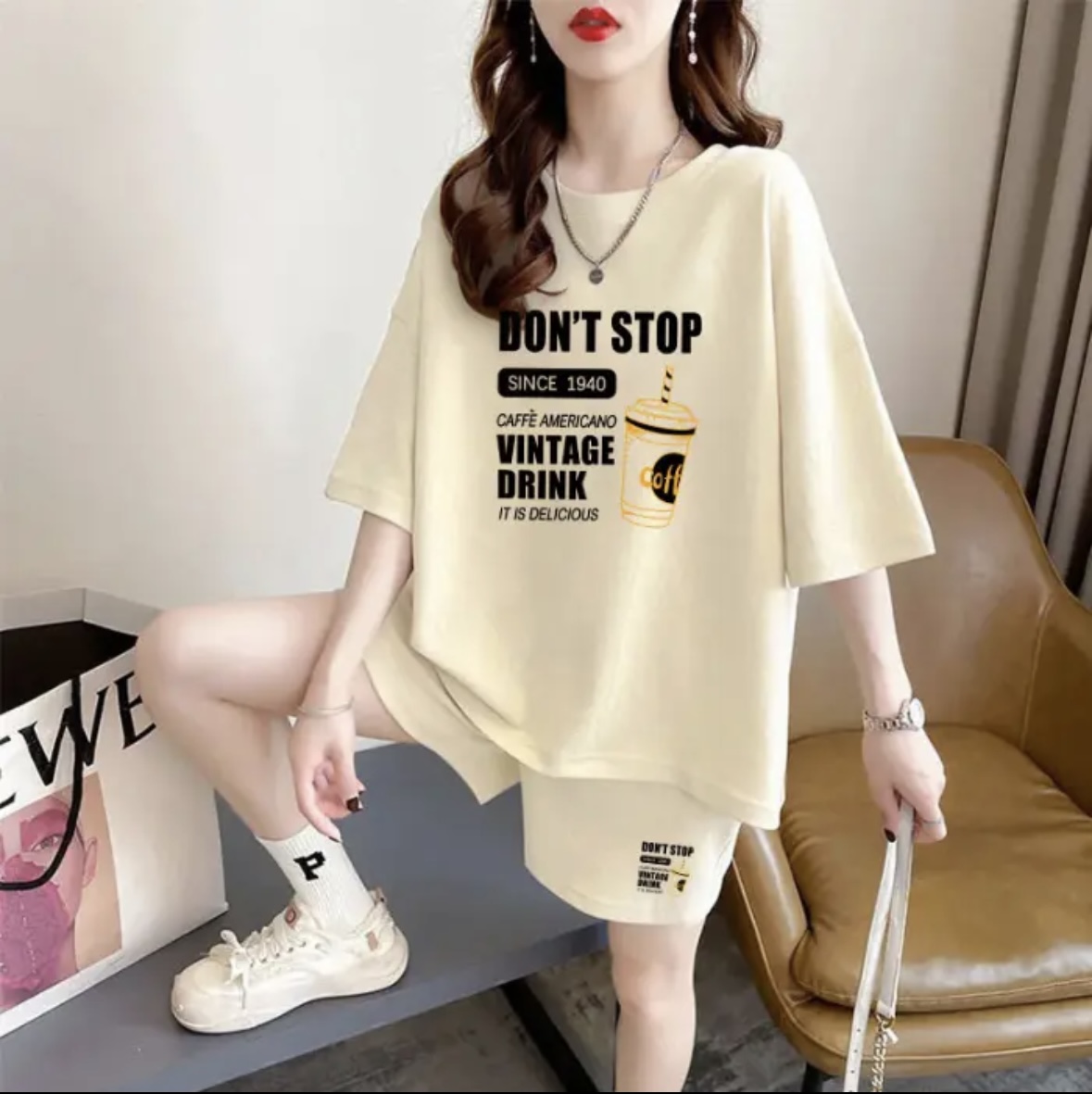 Fashion women's summer shorts  - Women'S Fashion Tops ulasan dan harga